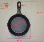 Lodge 6.5-Inch Pre-Seasoned Cast Iron Skillet