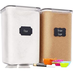 Extra Large Airtight Food Storage Containers, 2-Pack