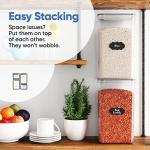 Extra Large Airtight Food Storage Containers, 2-Pack