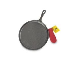 Lodge 10.5" Cast Iron Griddle with Handle Holder