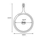 Lodge 10.5" Cast Iron Griddle with Handle Holder
