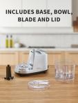 1.5-Cup Electric Food Chopper with Stainless Steel Blade