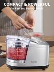1.5-Cup Electric Food Chopper with Stainless Steel Blade