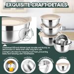 5-Piece Stainless Steel Mixing Bowls Set