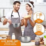 Stainless Steel Mixing Bowl Set of 6