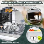 5-Piece Stainless Steel Mixing Bowls Set