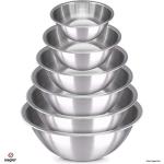 Stainless Steel Mixing Bowl Set of 6
