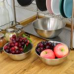Nesting Stainless Steel Mixing Bowls Set of 3