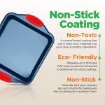 NutriChef 10-Piece Nonstick Bakeware Set in Blue