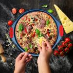 NutriChef 10-Piece Nonstick Bakeware Set in Blue