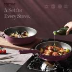 CAROTE 21-Piece Nonstick Cookware Set with Removable Handle
