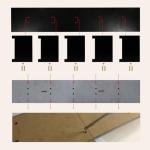 5-Tier Decorative Wall Shelf Unit (Black)