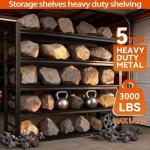 Heavy Duty 5-Tier Metal Garage Shelving Unit