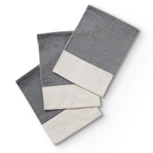 Hedley & Bennett 3-Pack Chef's Towels, Blueberry Blue