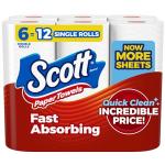 Scott Choose-A-Sheet Paper Towels, 6 Double Rolls