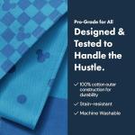 Hedley & Bennett 3-Pack Chef's Towels, Blueberry Blue