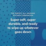 Hedley & Bennett 3-Pack Chef's Towels, Blueberry Blue