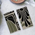 Sage Green Retro Kitchen Towels Set of 2
