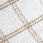 T-Fal Premium Waffle Dish Cloths: Highly Absorbent, Super Soft Long Lasting - 100% Cotton, 12"x13" Flat Waffle Dish Towel for Cleaning & Drying Dishes, (4-Pack), Sand