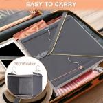 BOOMIBOO Hanging Closet Organizer with Shelves and Pockets