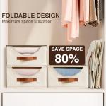 Homsorout Stackable Storage Drawers - 4 Pack Bins