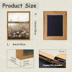 Retro Autumn Wildflower Canvas Wall Art Decor