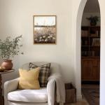 Retro Autumn Wildflower Canvas Wall Art Decor