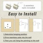 Retro Autumn Wildflower Canvas Wall Art Decor