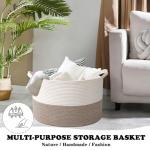 Large Rope Storage Basket for Home Organization