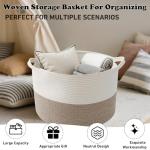 Large Rope Storage Basket for Home Organization