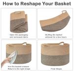 Large Rope Storage Basket for Home Organization
