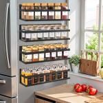 Magnetic Spice Rack Organizer for Kitchen Storage