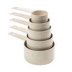 Beille Wheat Straw Measuring Cups and Spoons Set