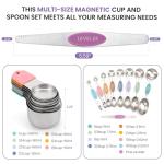 Magnetic Measuring Cups and Spoons Set of 16
