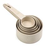 Beille Wheat Straw Measuring Cups and Spoons Set