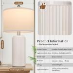 Modern Ceramic Table Lamps Set of 2