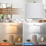 Modern Ceramic Table Lamps Set of 2