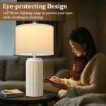 Modern Ceramic Table Lamps Set of 2