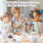Kids Pretend Play Kitchen Appliances Set