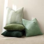 Boho Farmhouse Sage Green Throw Pillow Covers Set