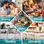 15-Piece Stainless Steel Serving Utensils Set in Gold