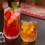 Set of 8 Clear Drinking Glasses for All Beverages