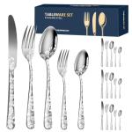 20-Piece Stainless Steel Silverware Set for 4