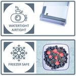 Airtight Meal Prep Containers with Lids Set