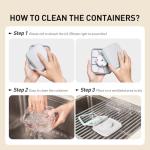 Airtight Food Storage Containers with Lids, 2-Pack