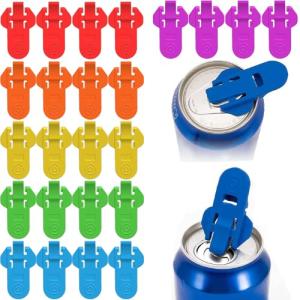 24-Piece Colorful Can Opener and Protector Set
