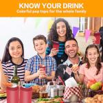 24-Piece Colorful Can Opener and Protector Set