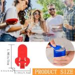 24-Piece Colorful Can Opener and Protector Set