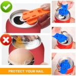 24-Piece Colorful Can Opener and Protector Set