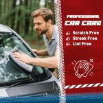 18-Pack Gray Microfiber Cleaning Cloths for Home